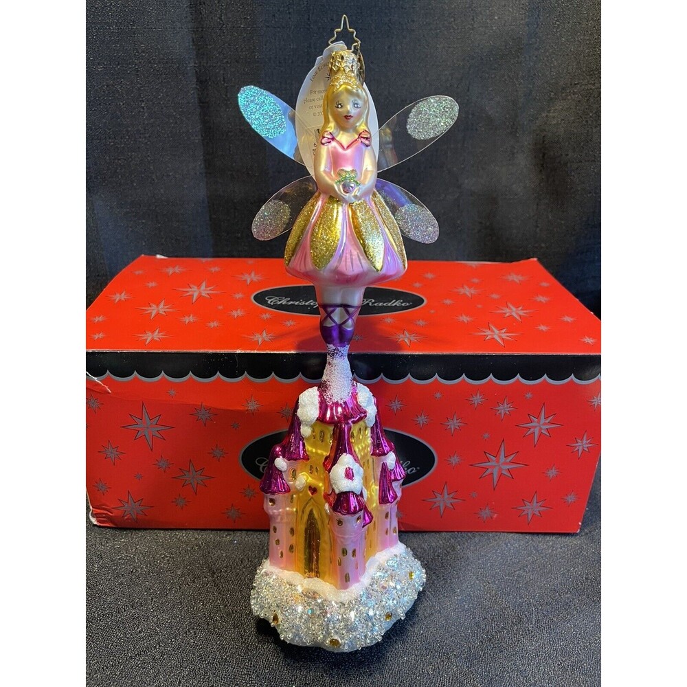 Christopher Radko Dreamland Fairy Ballerina Princess Ornament RARE
